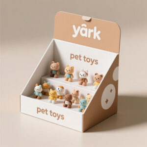 Custom Pet Treat & Toy Counter Display Box – Eco-Friendly Cardboard Retail Packaging