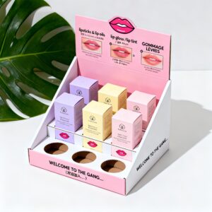 Luxury Cosmetic Display Box for Beauty Retail—Custom Printed POP Solution